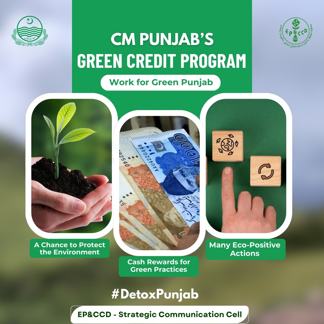 CM Punjab's Green Credit Program | Environment Protection Department